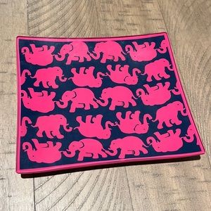 Lilly Pulitzer Pink Elephant Tray